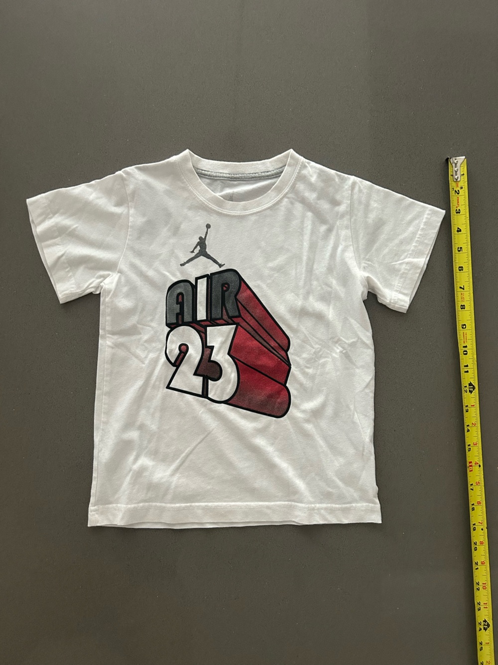 Jordan 23 T-Shirt White Kids size 7…